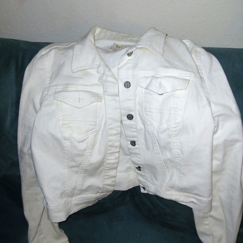 White Jean jacket